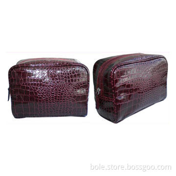 PVC cosmetic bag with nylon zipper closure,fashion design with attractive price